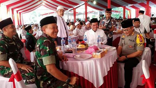 Walikota Serang Buka Puasa Bersama TNI-Polri
